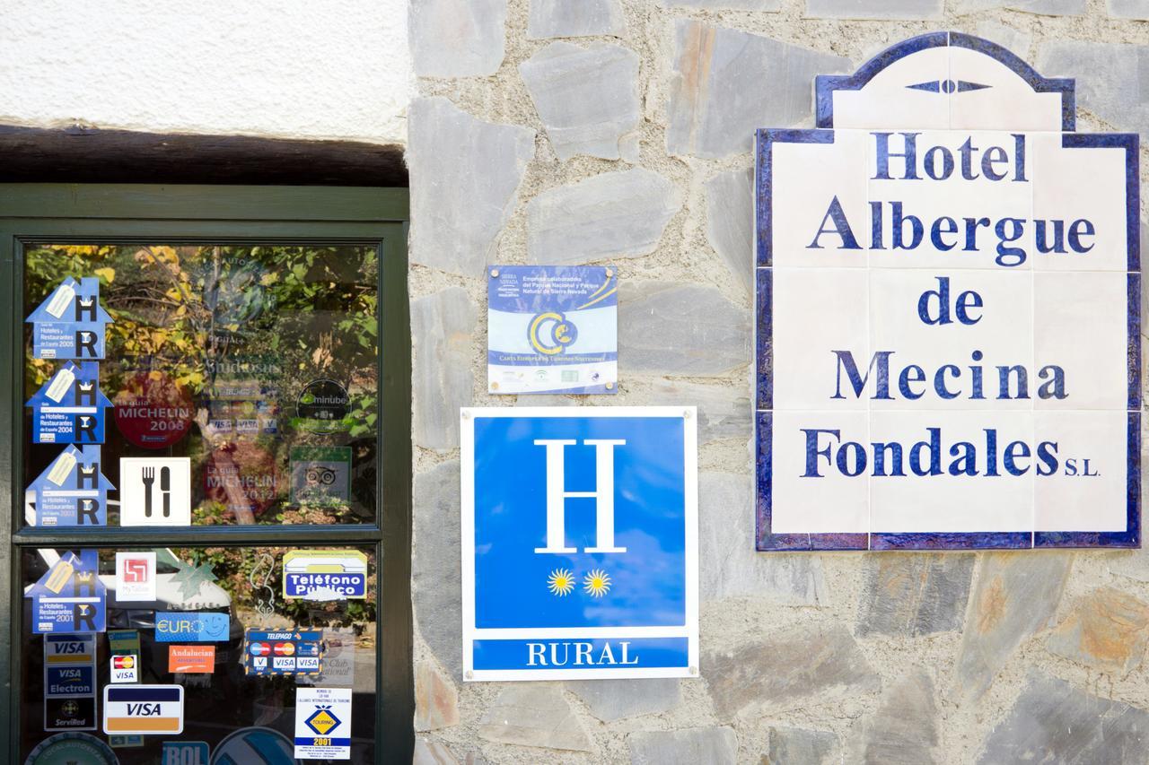 Hotel De Mecina Fondales Exterior foto